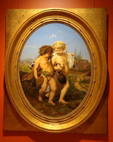 Jean-Léon GÉROME Bacchus & l’Amour, ivres  1850